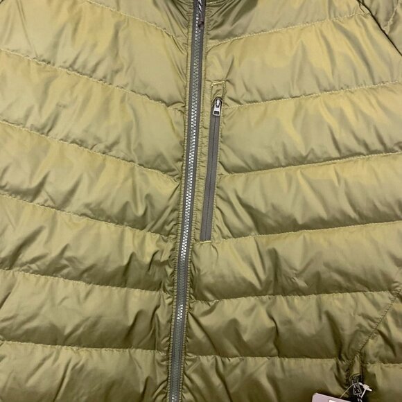 NWT Lands' End Men's 800 Down Packable Jacket Size 2X (50-52) Olive Green - Picture 5 of 12